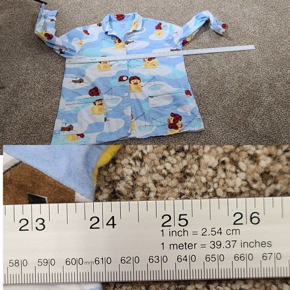 Nick & Nora Rubber Ducky Pajamas Y2k Plus Size XXL - Picture 10 of 16